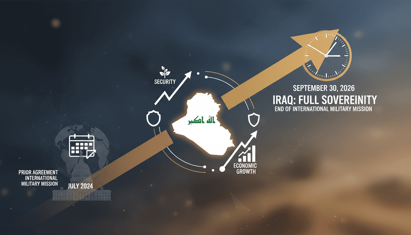 Iraq sets timeline for end of international military mission by September 30, 2026