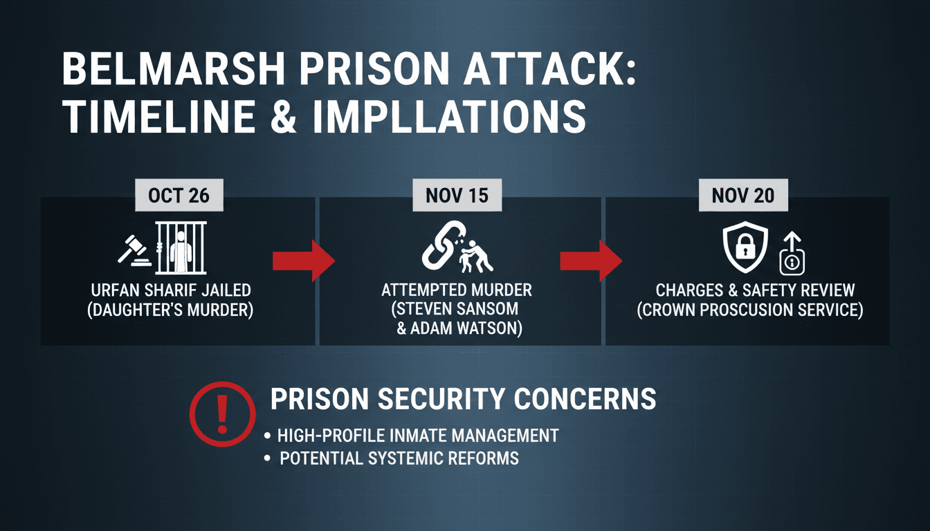 Urfan Sharif in Belmarsh prison, highlighting safety concerns