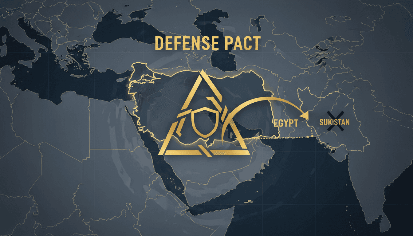 Turkish, Saudi, and Pakistani leaders signing a military defense pact