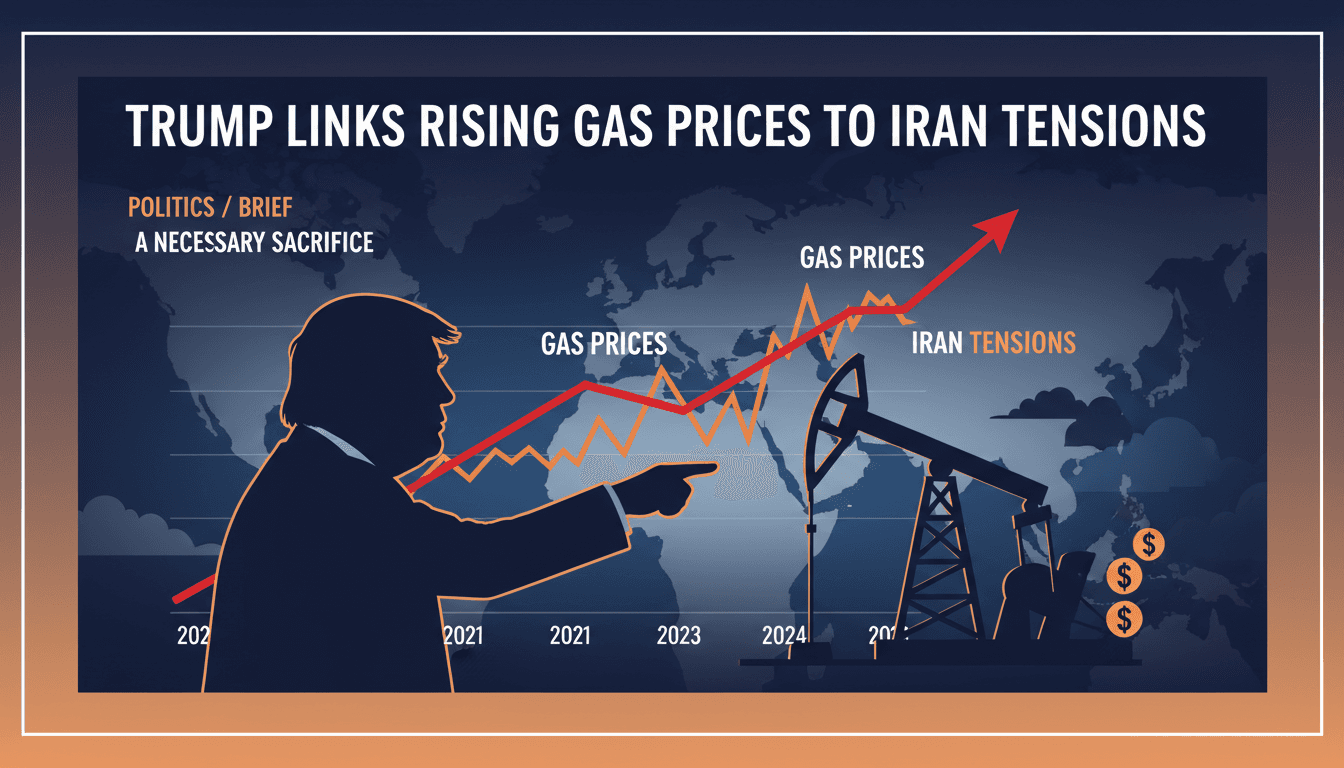 President Trump speaking about gas prices and Iran tensions