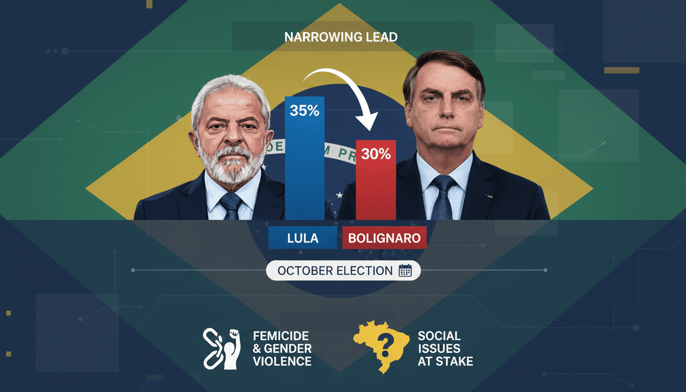 President Lula da Silva launching his campaign for a fourth term in Brazil.