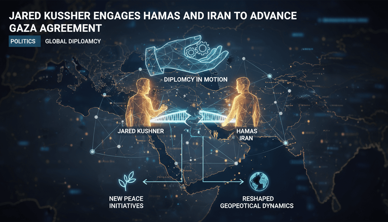Jared Kushner meeting with Hamas and Iranian officials in Cairo.