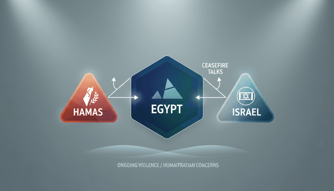 Hamas delegation in Cairo for ceasefire negotiations