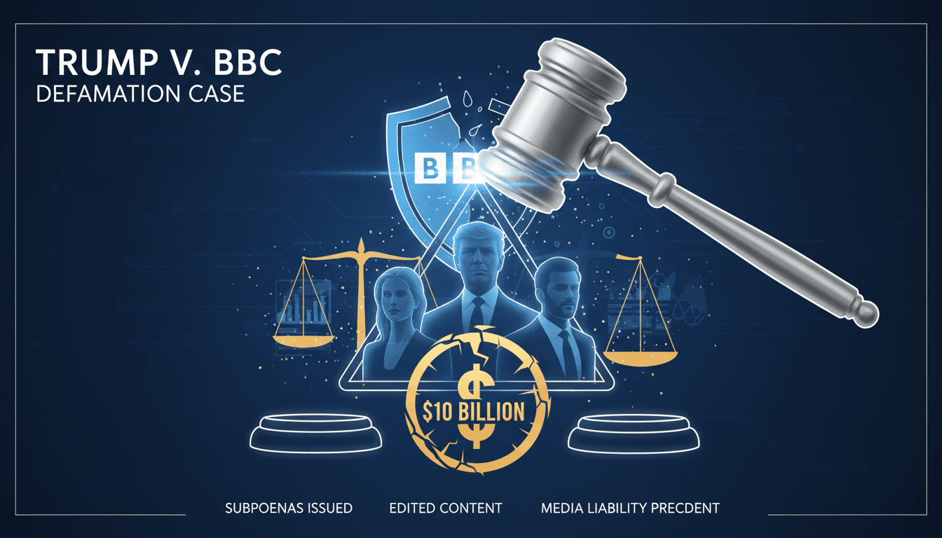 BBC Subpoenas Trump Family Members in $10 Billion Defamation Case