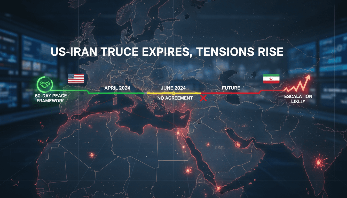 Map highlighting the Strait of Hormuz and US-Iran relations