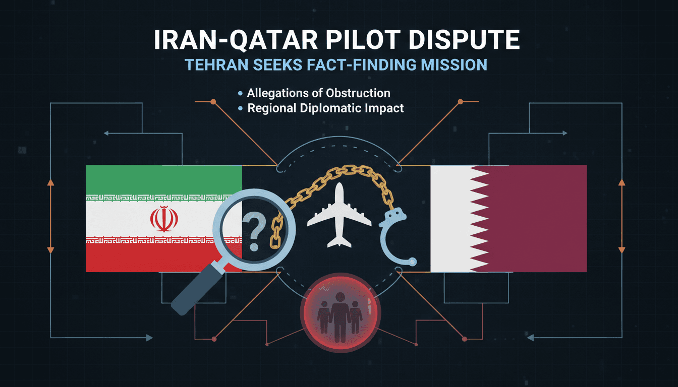 Iranian pilots detained in Qatar under investigation request