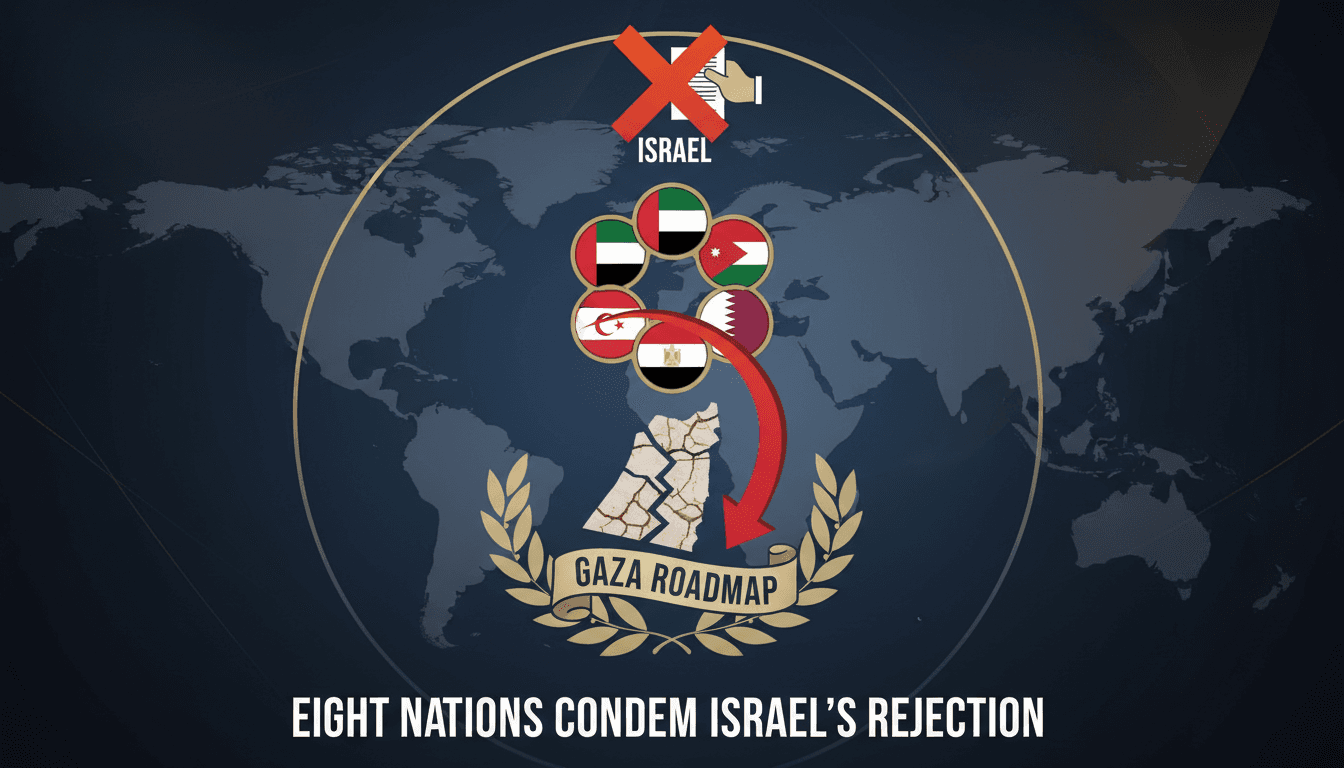 UAE and Seven Nations Condemn Israel's Rejection of Trump Gaza Roadmap
