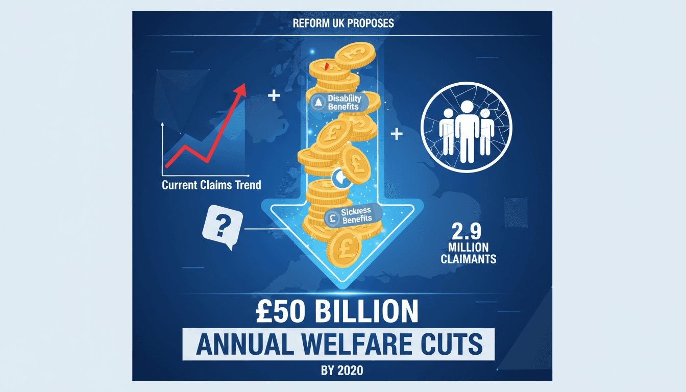 Reform UK Proposes £50 Billion Annual Welfare Cuts by 2030