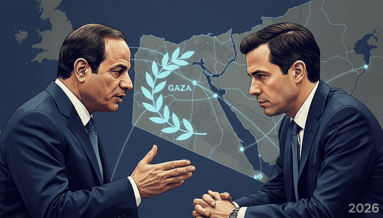 Egyptian President Sisi and US Envoy Kushner Discuss Gaza Ceasefire Implementation