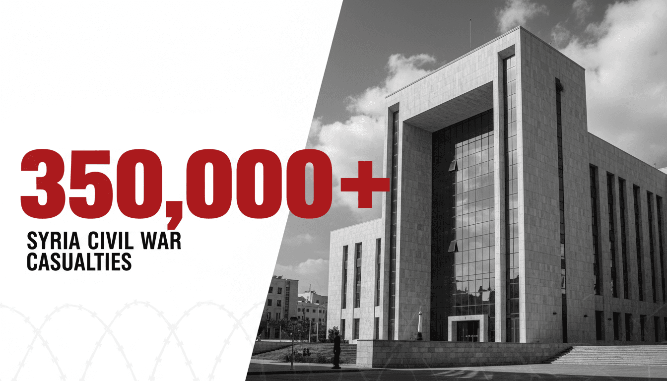 Image of the courthouse in Damascus where Wassim al-Assad was sentenced for war crimes.