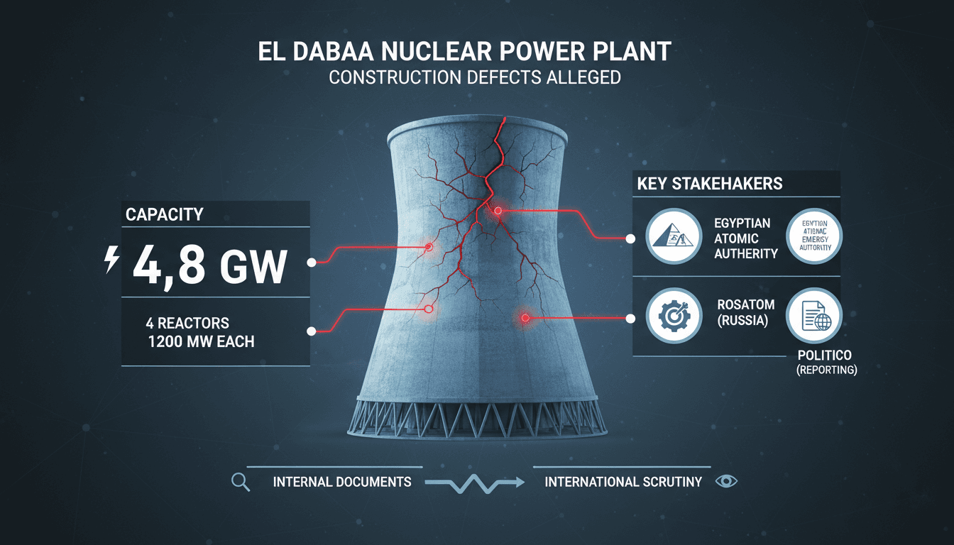 El Dabaa Nuclear Power Plant Faces Allegations of Construction Defects