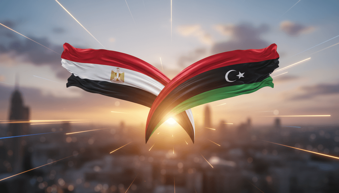 Egyptian President Sisi and Libyan Commander Haftar discussing unity and elections in Cairo.