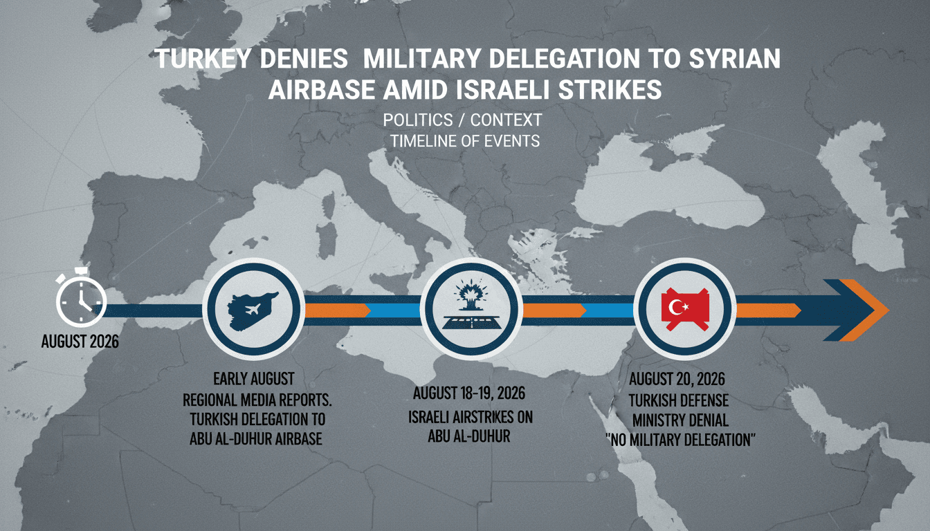 A map highlighting the location of Abu al-Duhur airbase and recent Israeli airstrikes in Syria.