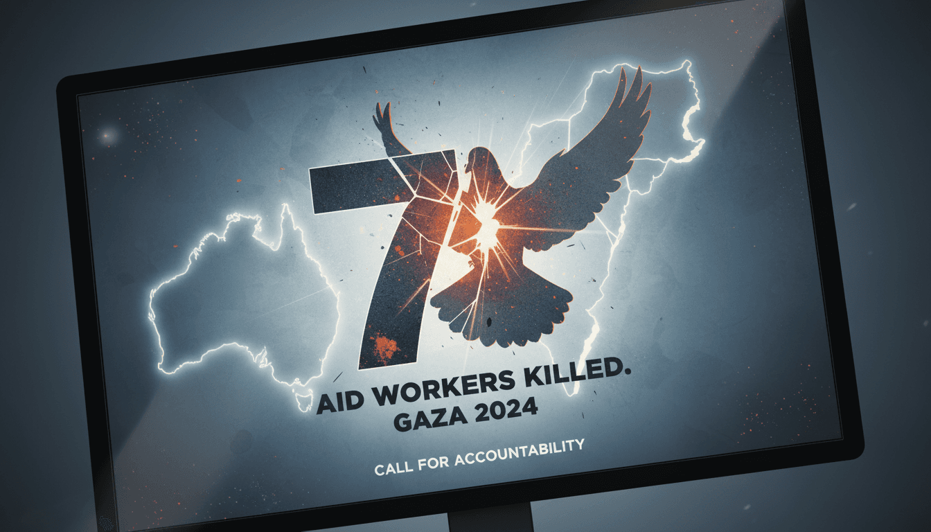 Diplomatic tensions rise as Australia protests Israel's handling of the Gaza aid worker killing.