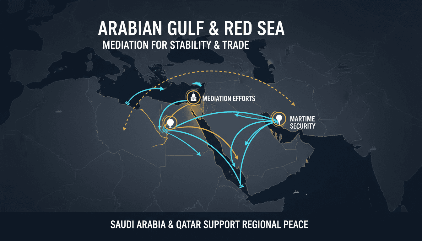 Saudi Arabia and Qatar Support Mediation Efforts Amid Regional Tensions