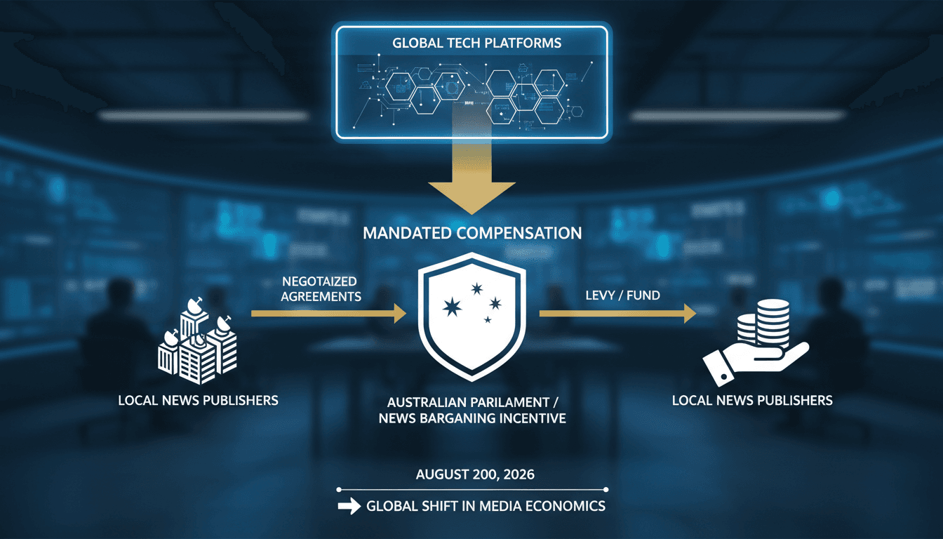 Australia Passes Legislation Mandating Tech Platforms to Compensate Local News Publishers