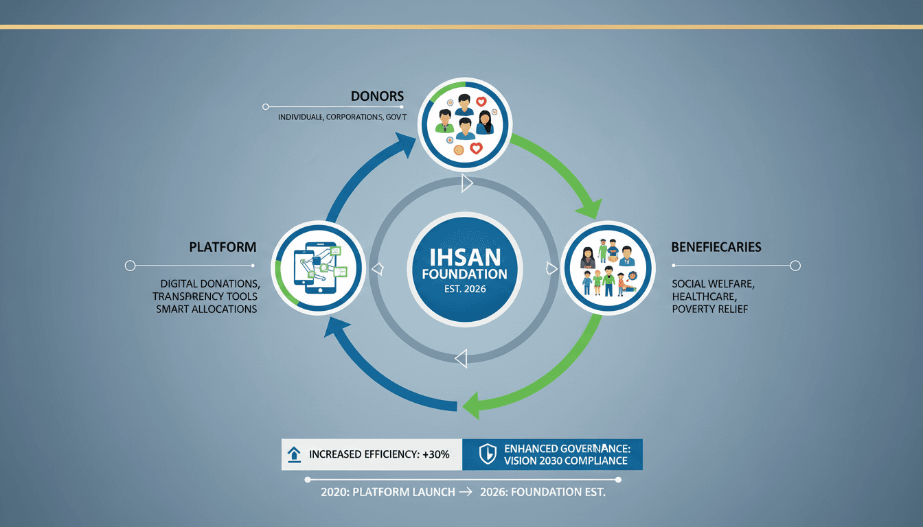 Saudi Arabia Transforms Ihsan Charitable Platform into Independent Foundation