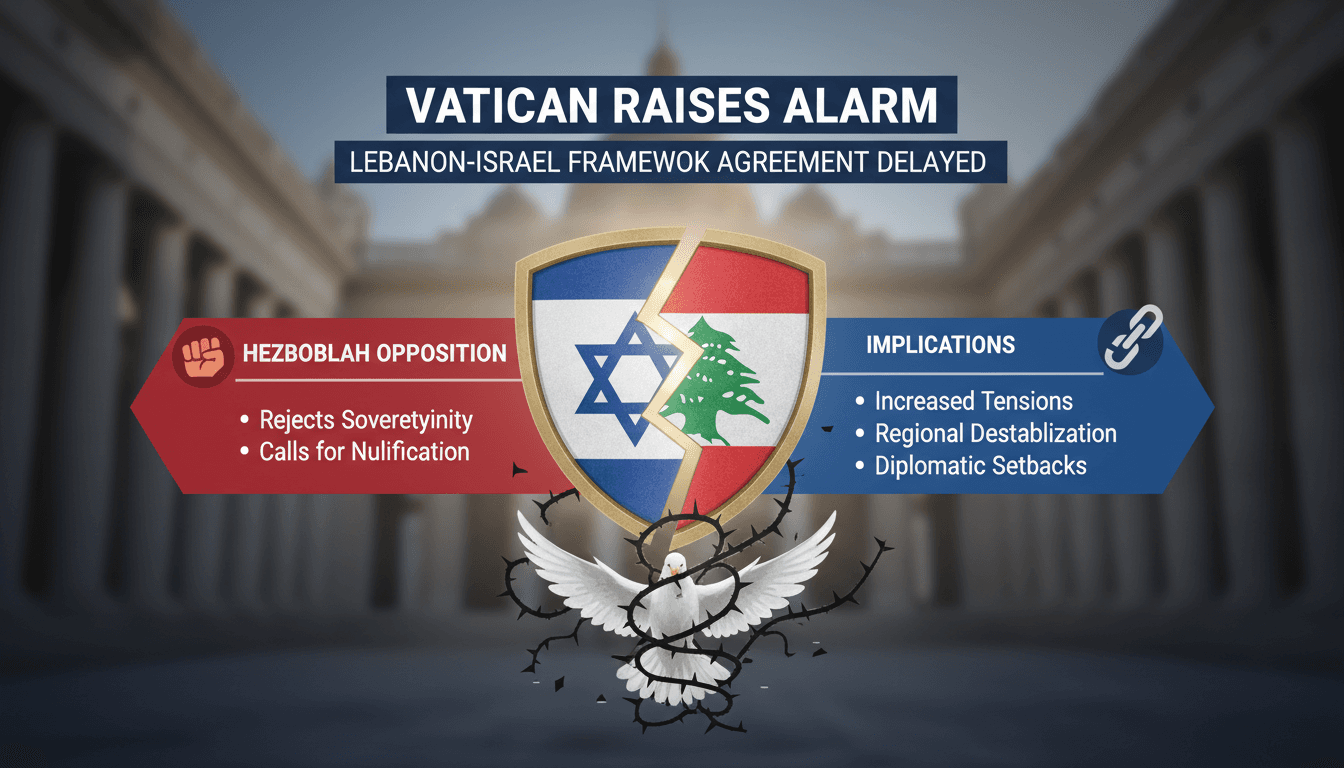 Vatican Raises Alarm Over Delays in Lebanon-Israel Framework Agreement Amid Hezbollah Opposition