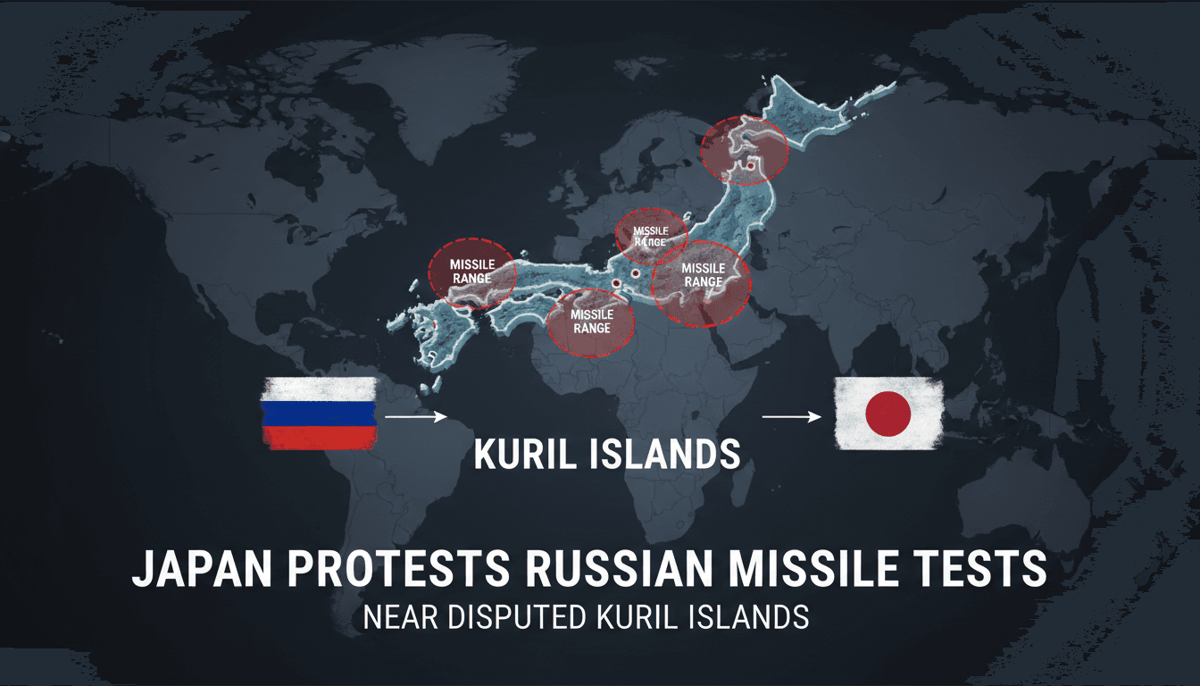 Japan Protests Russian Missile Tests Near Disputed Kuril Islands
