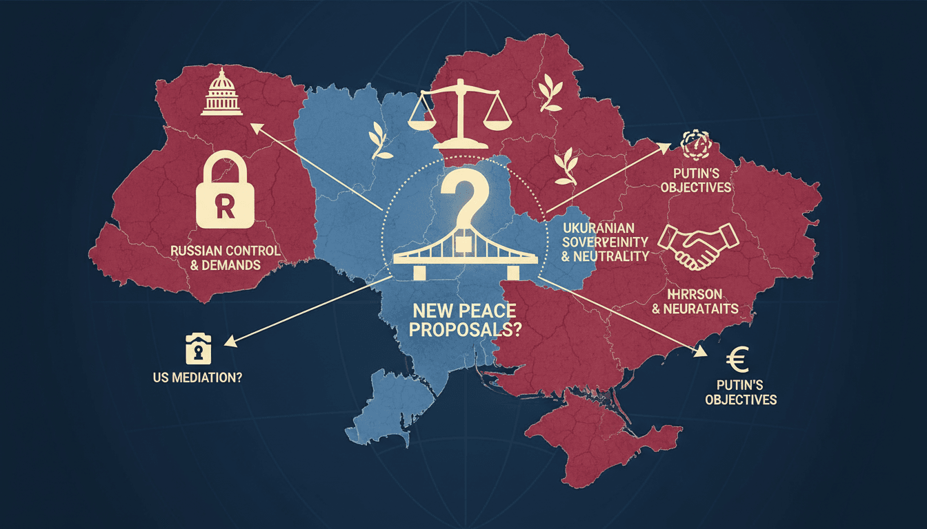 Russia Indicates Conditional Willingness to Explore New Ukraine Peace Proposals
