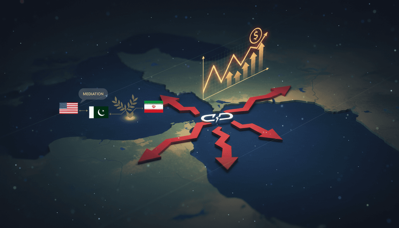 A map of the Strait of Hormuz highlighting shipping routes and energy trade impacts amid US-Iran tensions.