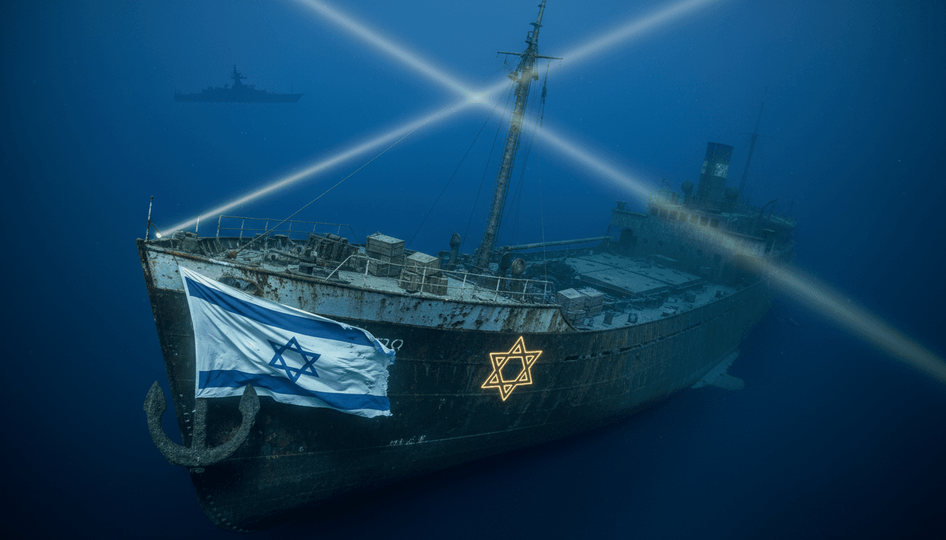 The Altalena shipwreck, a symbol of Israel's complex historical narrative and national identity.