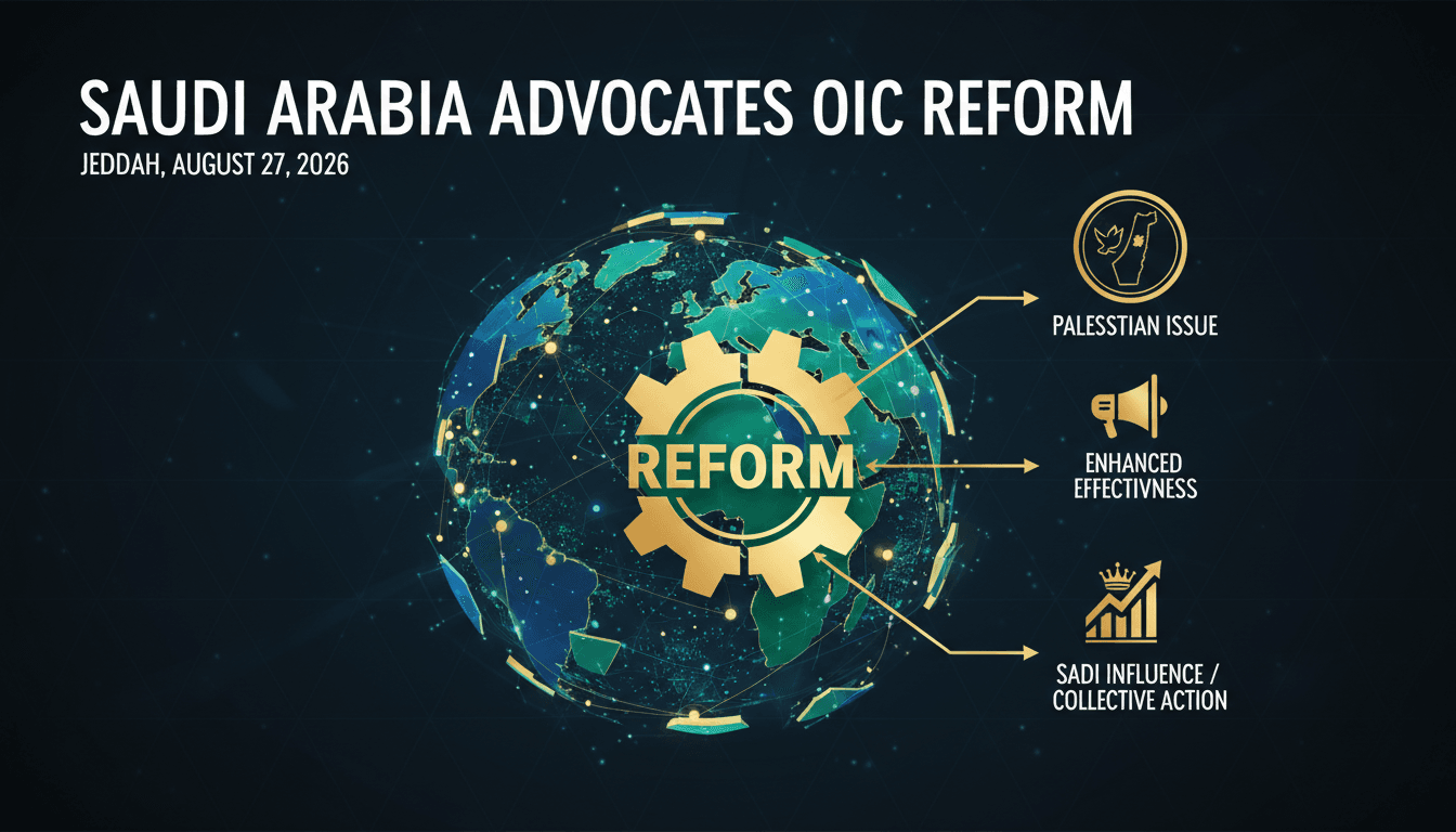 A map showing the 57 member states of the OIC with highlights on reform proposals.