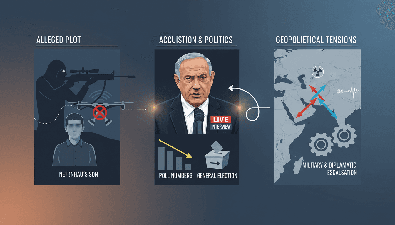 Netanyahu Accuses Iran of Targeting His Son for Assassination