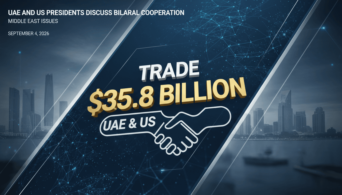 UAE President Sheikh Mohamed bin Zayed Al Nahyan and US President Donald Trump discussing bilateral cooperation over the phone.