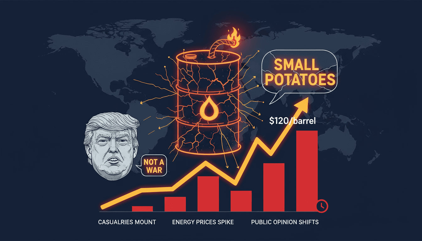 An infographic showing the economic impact of military conflict rhetoric on global energy prices.