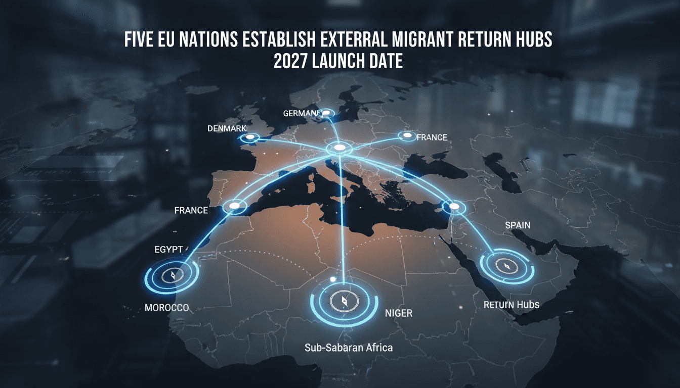 Five EU Nations Establish External Migrant Return Hubs with 2027 Launch Date
