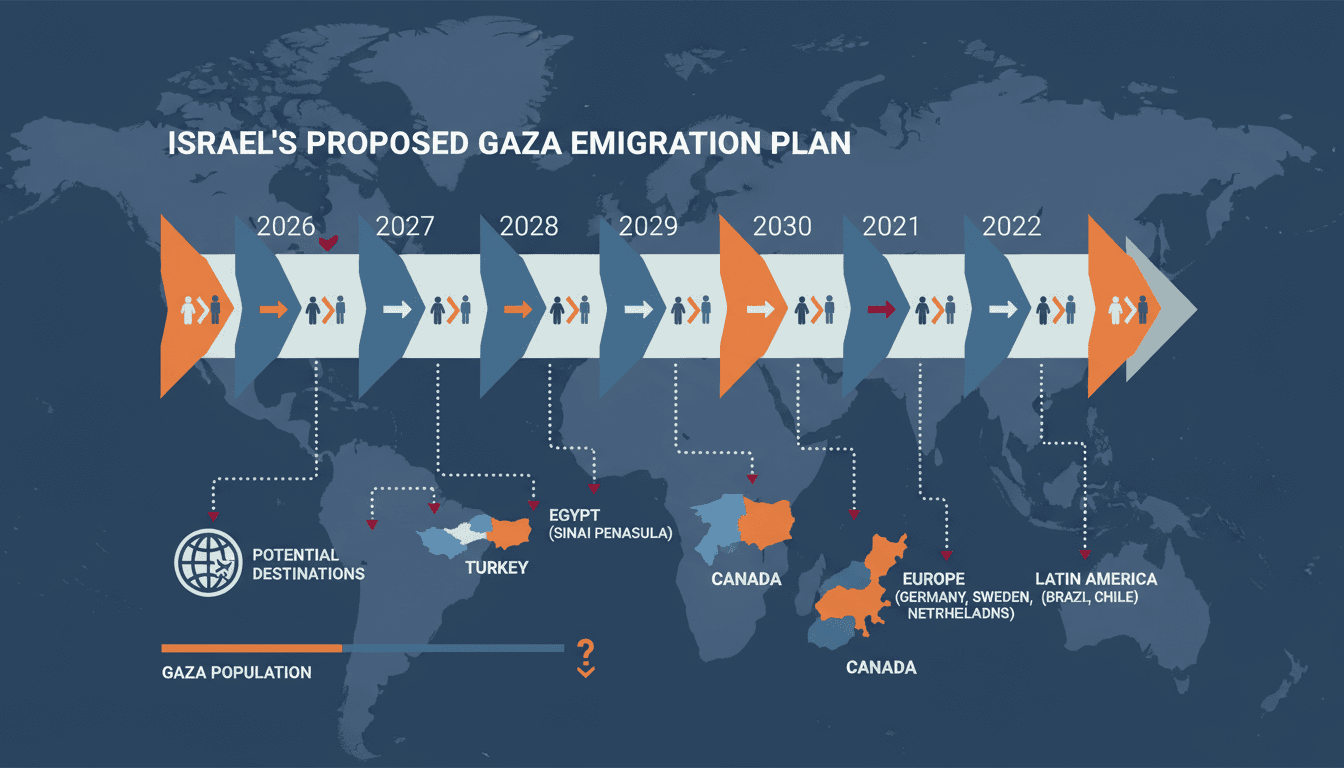 Israel's Ben-Gvir Proposes Seven-Year Plan for Mass Emigration from Gaza Strip