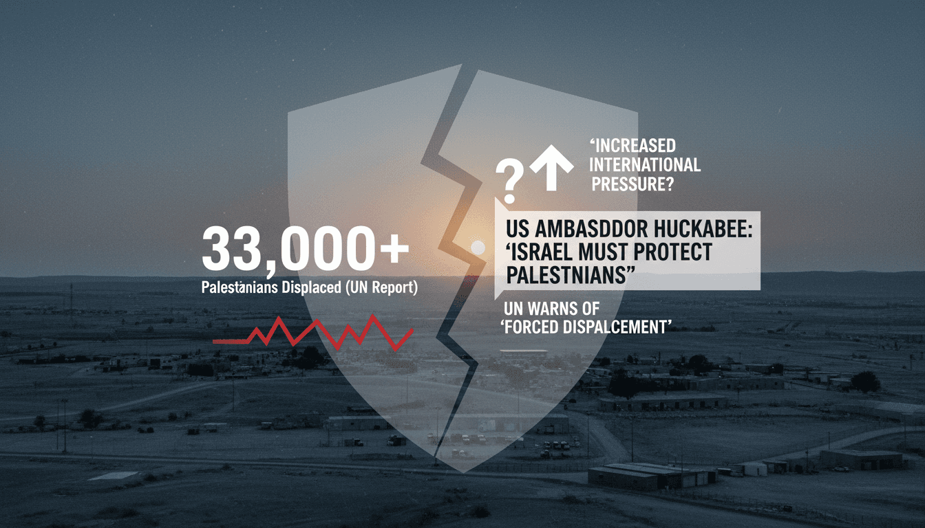 US Ambassador Calls on Israel to Protect Palestinians Amid UN Warnings of Displacement