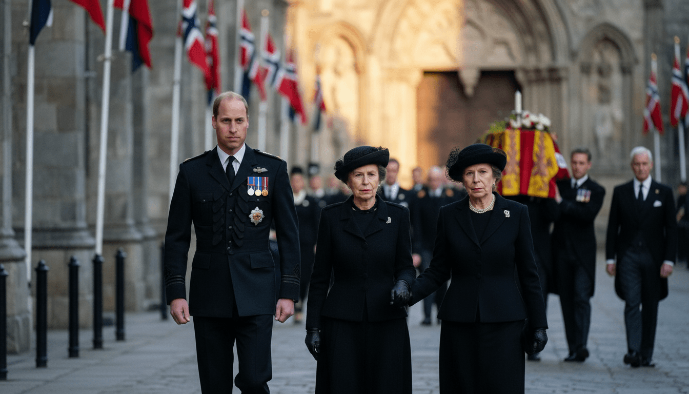 Prince William Represents King Charles at State Funeral of Norway's King Harald V