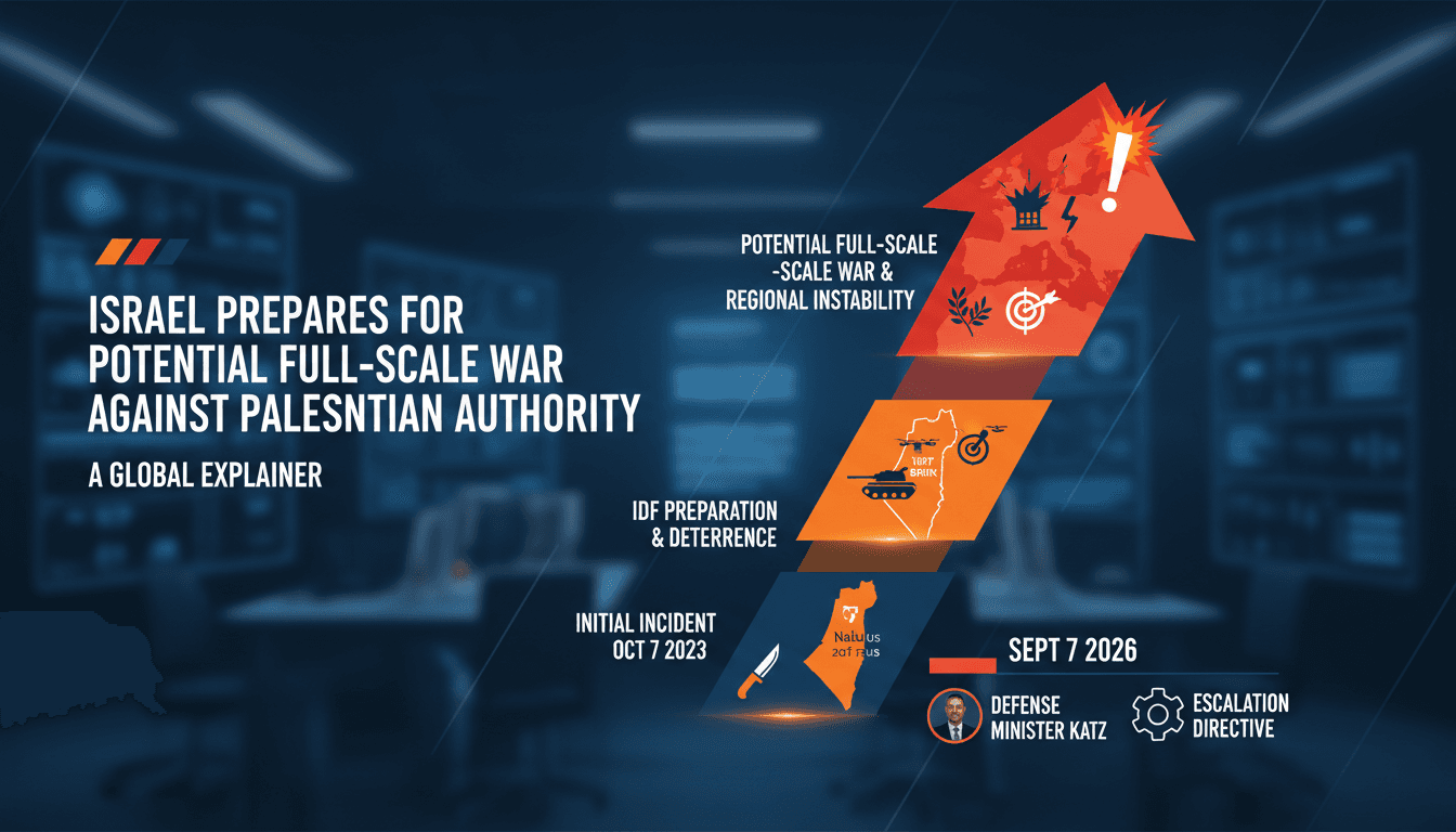 Israel Prepares IDF for Potential Full-Scale War Against Palestinian Authority