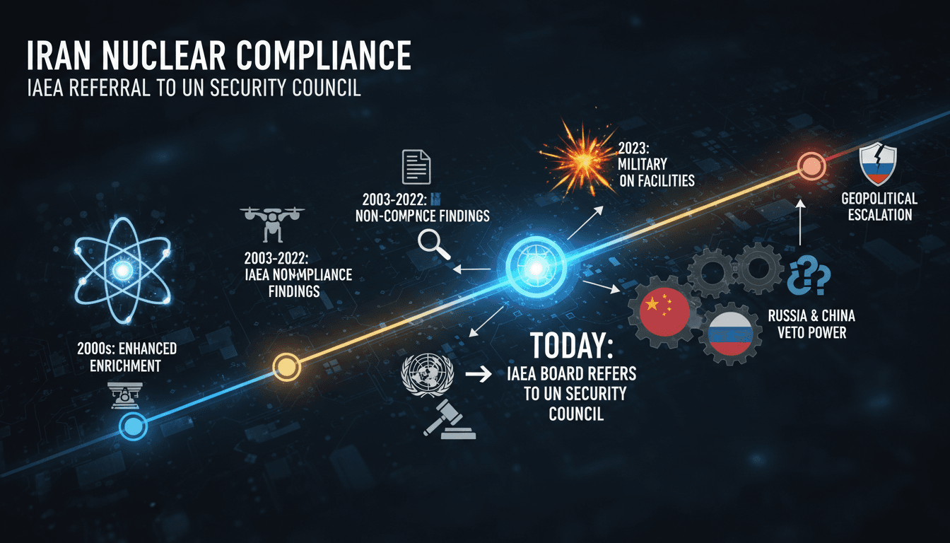 IAEA Board Refers Iran Nuclear Compliance Issue to UN Security Council