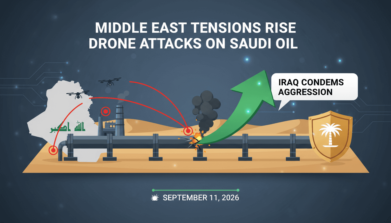 Iraq Condemns Drone Attacks on Saudi Oil Infrastructure