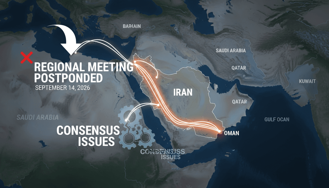 Salalah Regional Meeting on Strait of Hormuz Postponed Amid Gulf States and Iran Consensus Issues