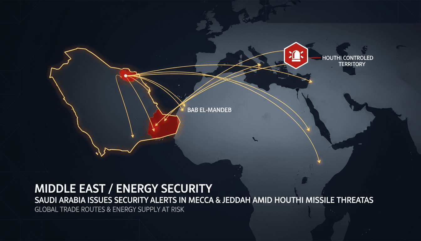 Map showing Bab el-Mandeb Strait's significance to global trade and energy markets.