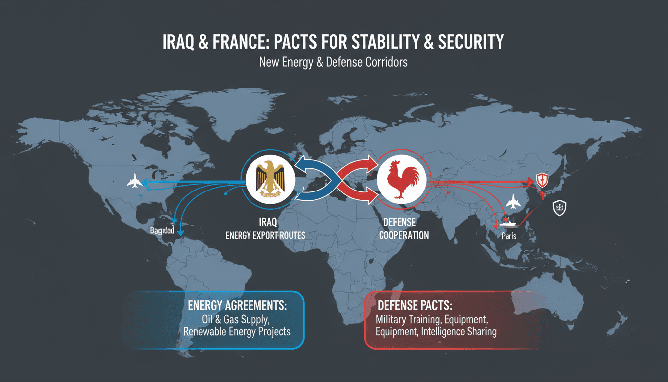 Iraq and France Sign Energy and Defense Agreements in Paris