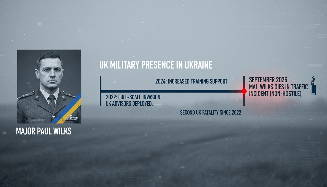 British Army Major Paul Wilks Killed in Ukraine Traffic Incident