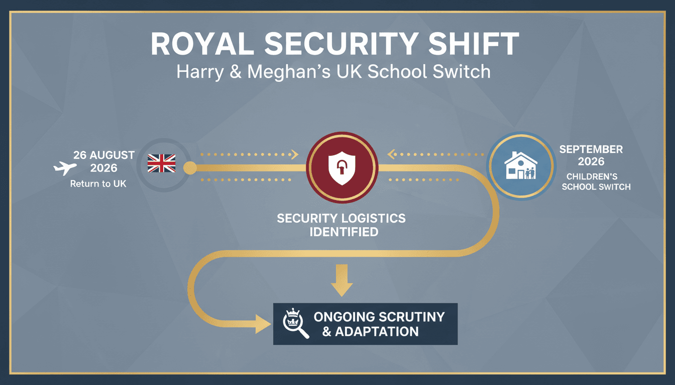 Prince Harry and Meghan Markle Change Children's School in UK Due to Security Issues