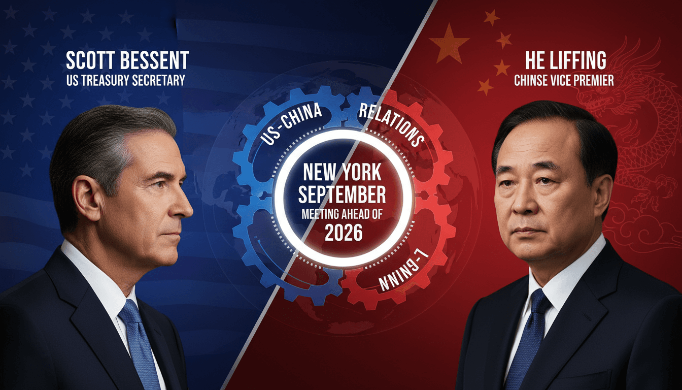 US Treasury Secretary to Meet Chinese Vice Premier Ahead of Trump-Xi Summit