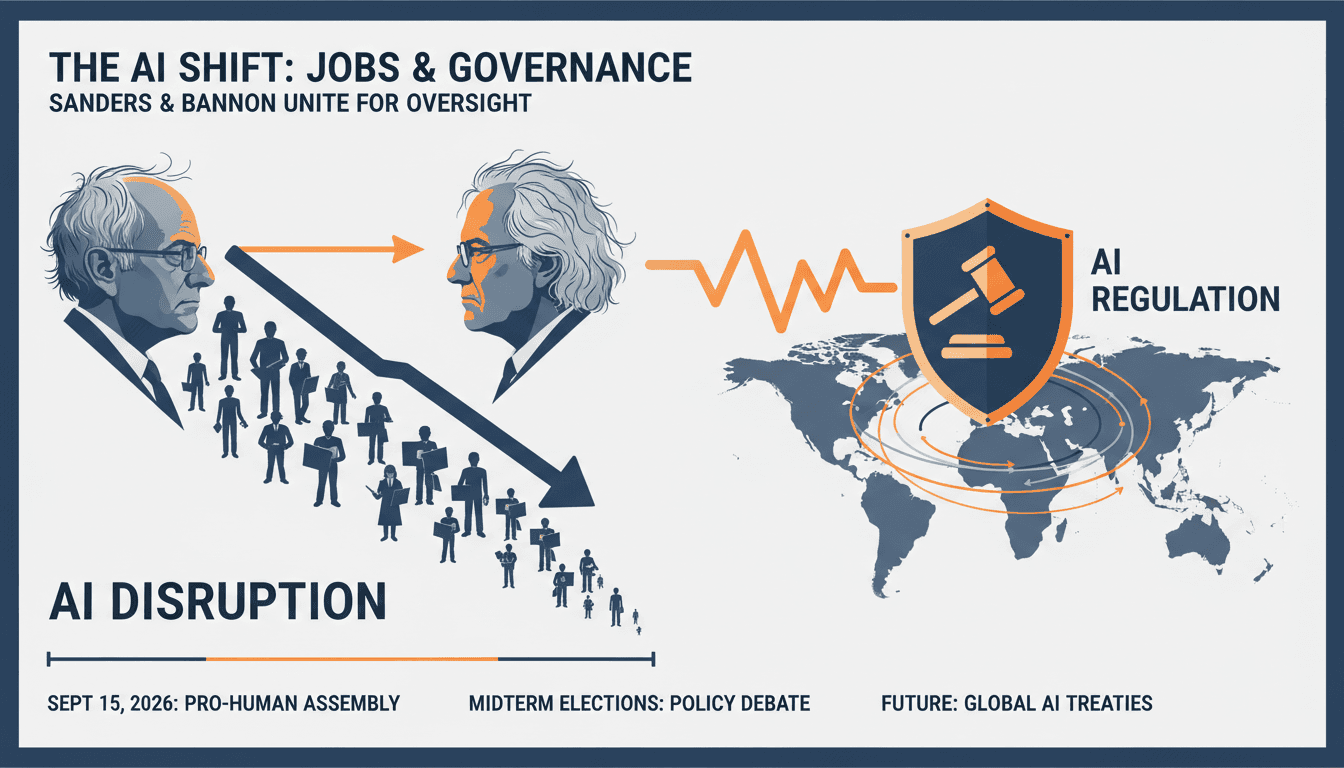 Sanders and Bannon Call for AI Regulation at Pro-Human Assembly