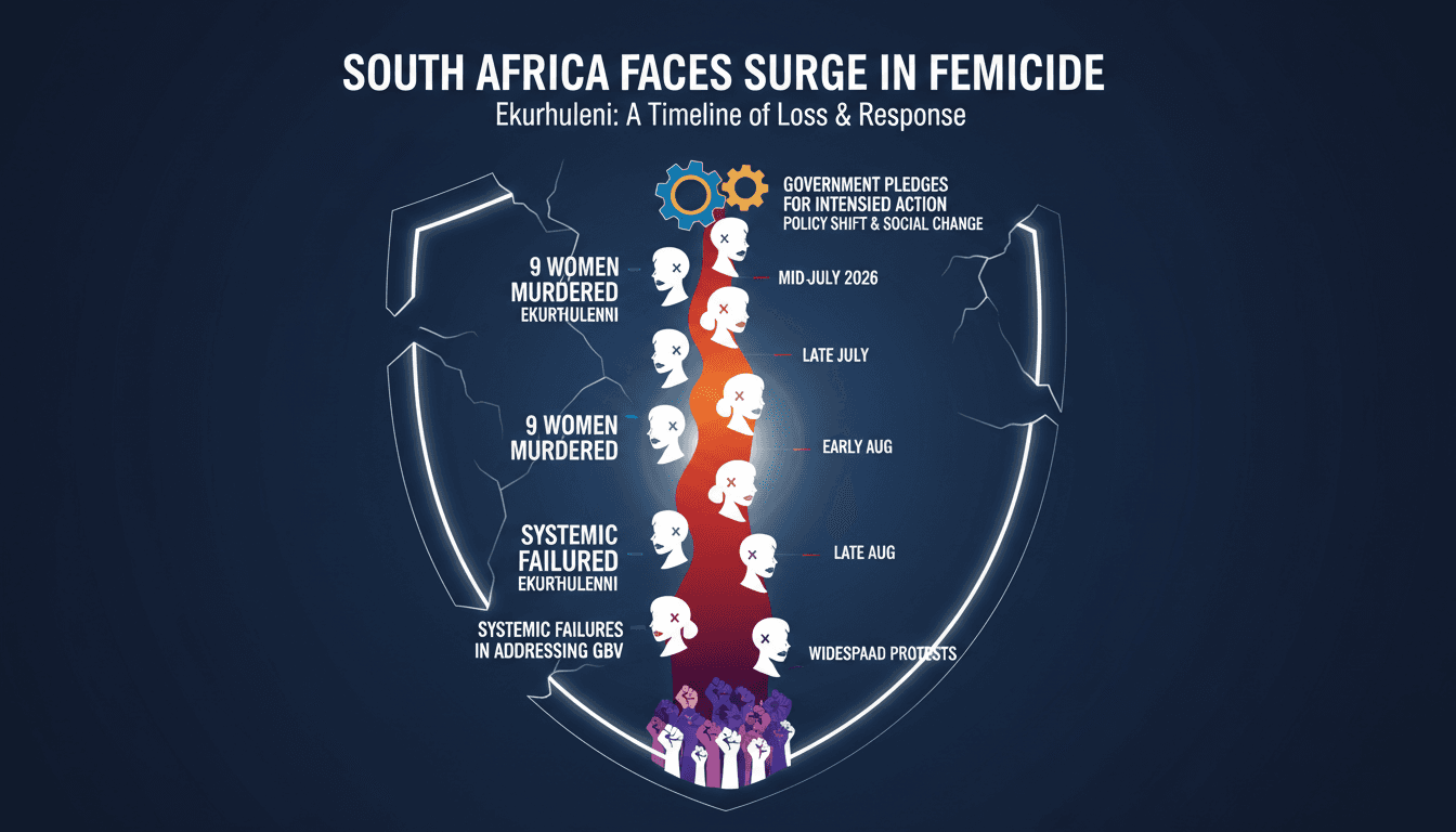 South Africa Faces Surge in Femicide with Nine Women Murdered in Ekurhuleni