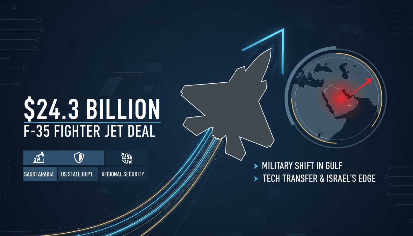 Saudi Arabia Moves Forward with $24.3 Billion F-35 Fighter Jet Deal with US