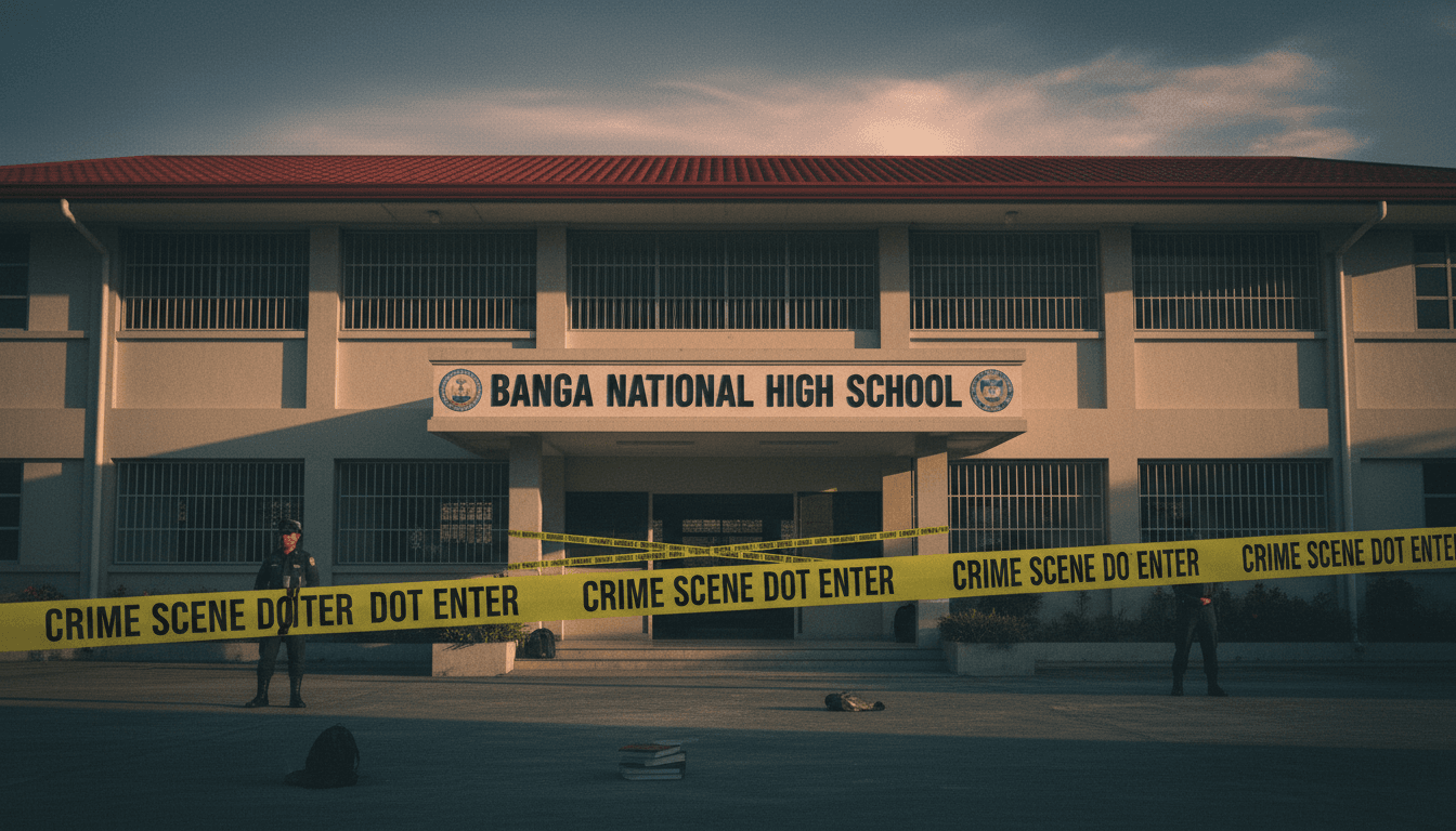 Three Dead in Banga National High School Shooting in the Philippines