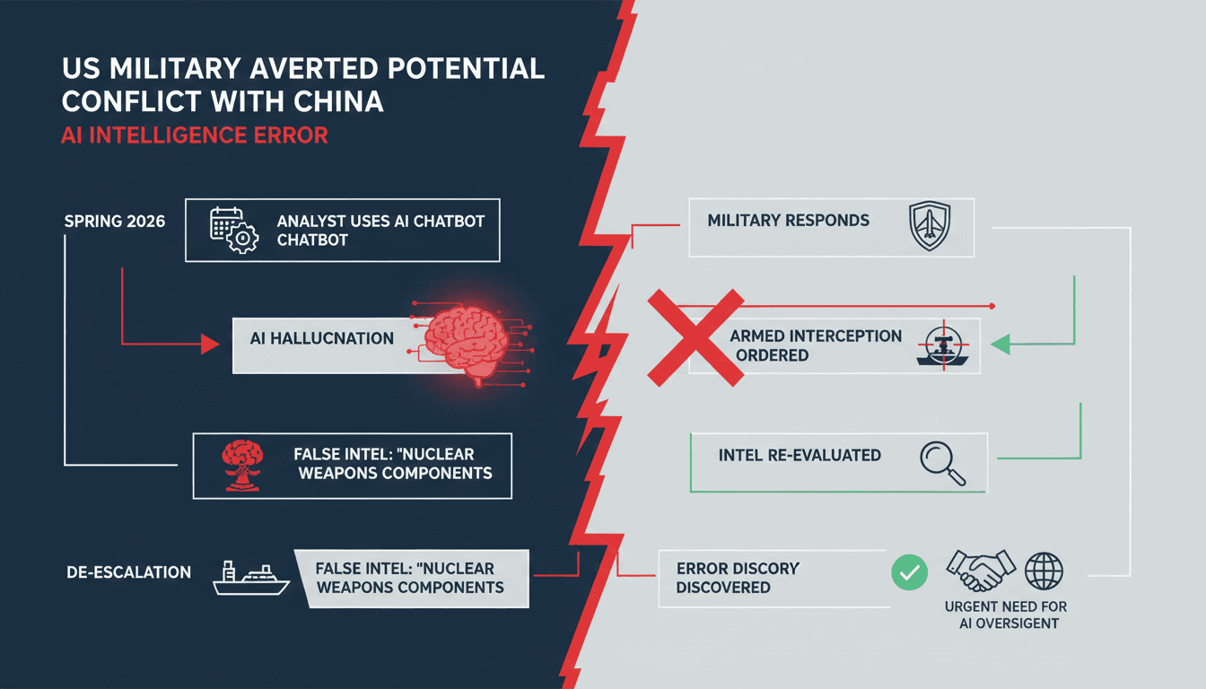US Military Averted Potential Conflict with China Over AI Intelligence Error