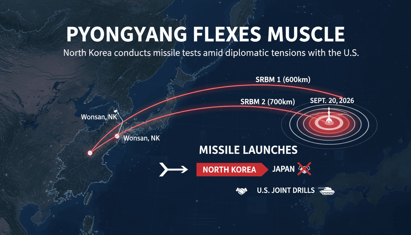 North Korea conducts missile tests amid diplomatic tensions with the U.S.
