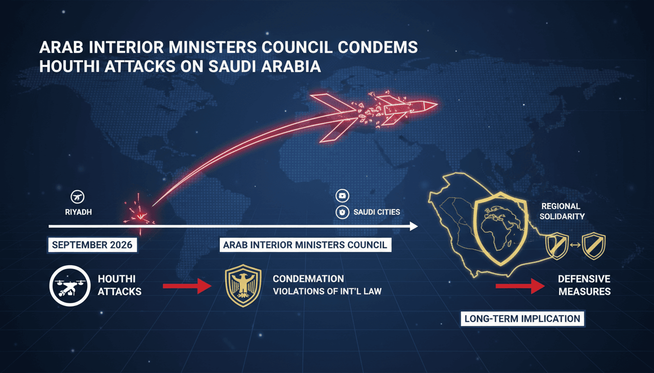Arab Interior Ministers Council Condemns Houthi Attacks on Saudi Arabia